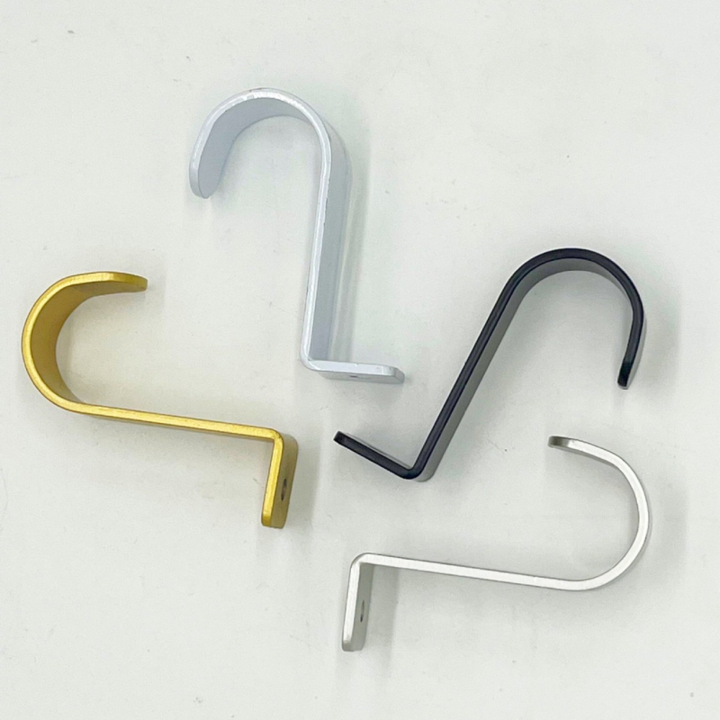 Függönyrúdtartó, Modell 25, Vas, Felső szerelés, Függönyökhöz, Modern Minimalista stílus