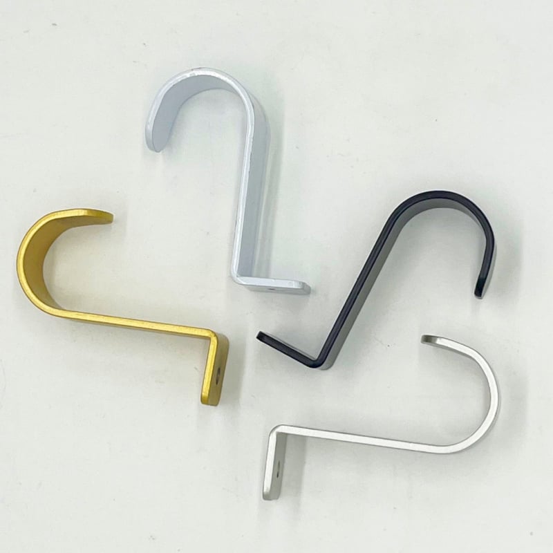 Függönyrúdtartó, Modell 25, Vas, Felső szerelés, Függönyökhöz, Modern Minimalista stílus