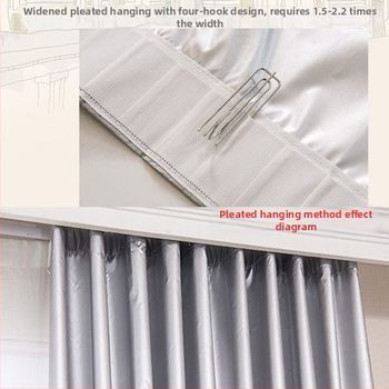 Затъмняваща завеса, готова за употреба, плътна тъмнозащитна тъкан, пълна непрозрачност