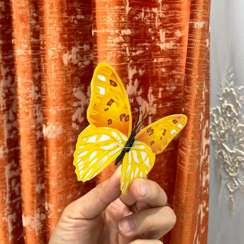 Комплект аксесоари за завеси за врата (пеперуден дизайн; PVC материал; 24 комплекта; Meet; модерен минималистичен стил)