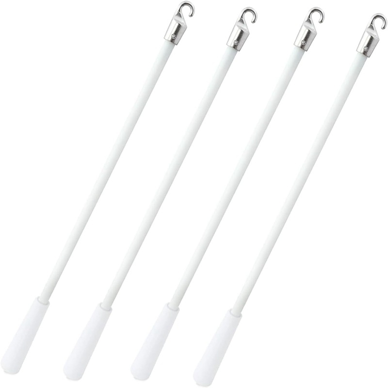 PVC аксесоар за завеси с въртяща пръчка — модерен минималистичен стил, възможност за персонализация, поддържа частни марки