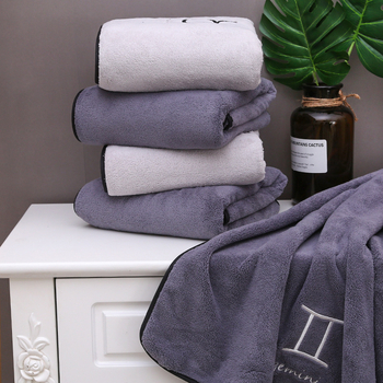 Koralo pluošto rankšluosčių komplektas – greitai džiūsta, sugeria – vyrams ir moterims, poros komplektas – Medžiaga: 80% poliesteris, 20% poliamid; Siūlų specifikacija 150D; Svoris 300–400 g; Siuvinėjimas, kraštų apdaila