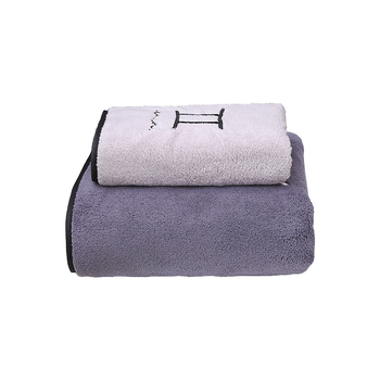 Koralo pluošto rankšluosčių komplektas – greitai džiūsta, sugeria – vyrams ir moterims, poros komplektas – Medžiaga: 80% poliesteris, 20% poliamid; Siūlų specifikacija 150D; Svoris 300–400 g; Siuvinėjimas, kraštų apdaila