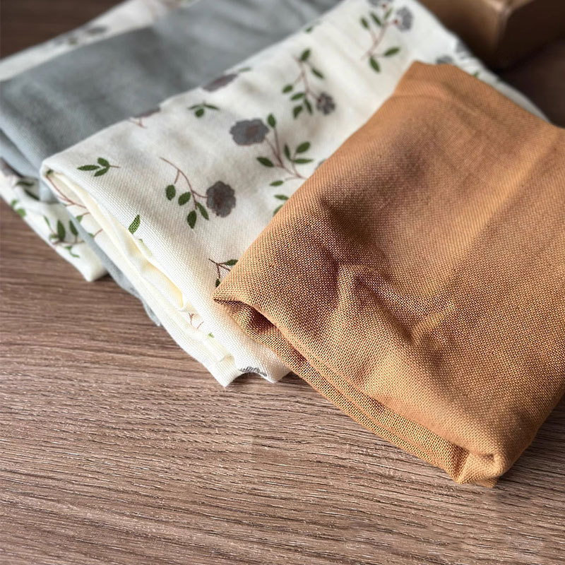 Κουτί δώρου με πετσέτες προσώπου από βαμβακερή γάζα, 140 g, ανάμικτος νήμα, 40 τεμάχια, ραφή και εκτύπωση