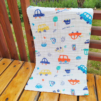 Hatrétegű sűrű pamut törölköző, egyszerű szövés, 40s fonal, 80–100 g