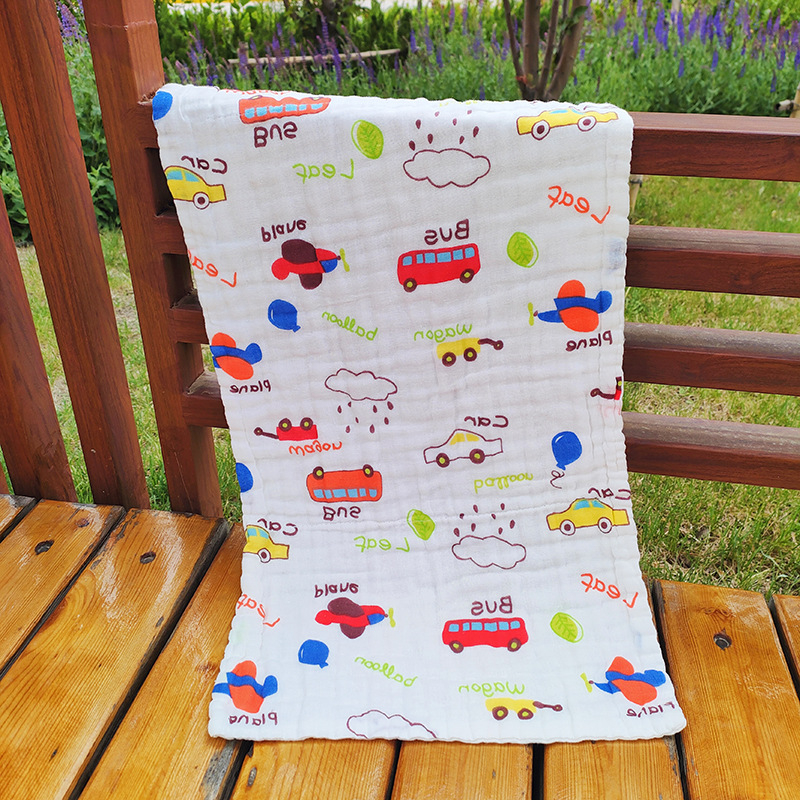 Hatrétegű sűrű pamut törölköző, egyszerű szövés, 40s fonal, 80–100 g