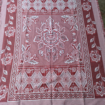 Cuvertură tricotată din bumbac, imprimeu floral, 800–999 g, personalizabil, pentru toate anotimpurile