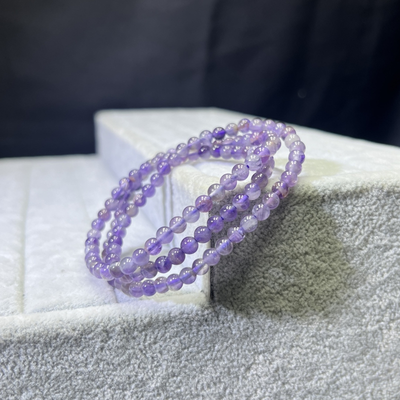 Ametystový geometrický náramok pre ženy, minimalistický štýl