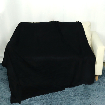 Cuvertură de iarnă, tricot warp și țesut, fibră acrilică, model solid, 300-499 g, stil modern minimalist