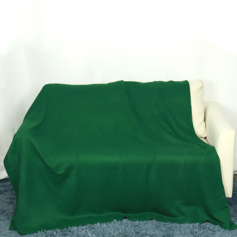 Cuvertură de iarnă, tricot warp și țesut, fibră acrilică, model solid, 300-499 g, stil modern minimalist