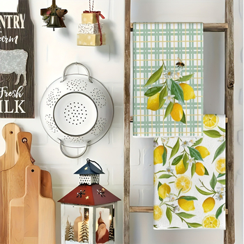 Citrinų tematikos Helovyno rankšluosčiai su spauda, poliesteris, 50–80 g, rankšluostis veidui/kūnui