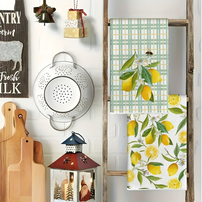 Citrinų tematikos Helovyno rankšluosčiai su spauda, poliesteris, 50–80 g, rankšluostis veidui/kūnui