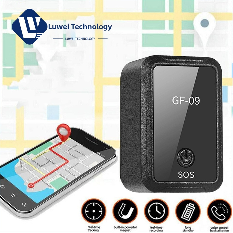 GF09 GPS sledovač s WiFi, SOS a geofence alarmami, presnosť polohovania 10 metrov, polymerová batéria 96 hodín