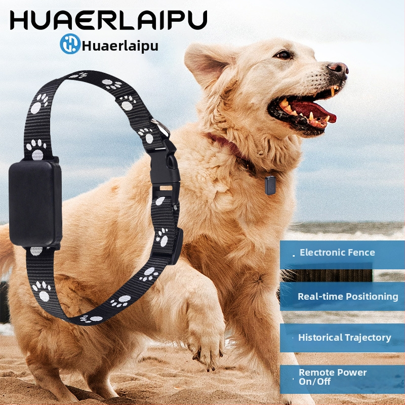 GPS obojok pre domáce zvieratá s Beidou a Wi‑Fi, presnosť GPS 10 m, 32 GB pamäť, nepremokavý, 86 h výdrž batérie, SOS, vibrácia a plotový alarm