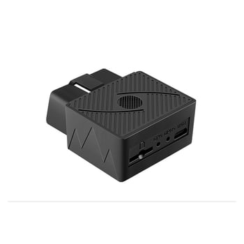 GPS tracker do auta s OBD, presnosť GPS 3–30 m, rozmery 51×46×23 mm, pamäť 30 MB, mapové zväčšenie, režimy poplachu: vibrácie, výpadok napájania, mobilný alarm, oplotenie, prekročená rýchlosť