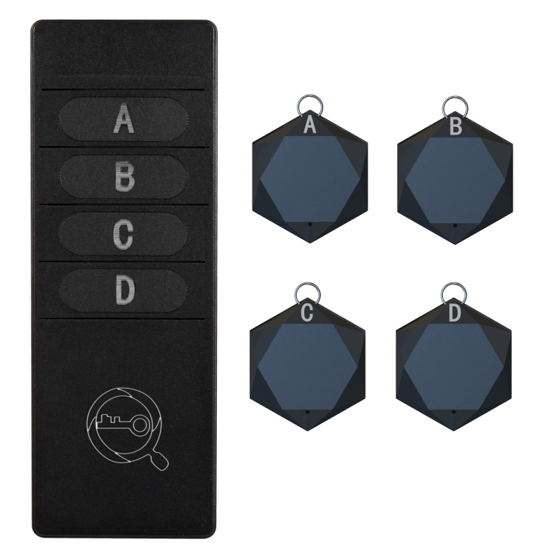 TF04C Localizator obiecte wireless — rază de 30 m, baterie 240 mAh, ABS