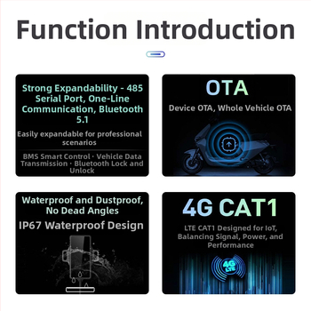 Beidou двучастотен GPS локатор за електрически велосипед, водоустойчив и прахоустойчив, Bluetooth връзка, модел G22, полимерна батерия с 3-годишен живот