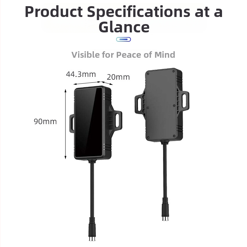 Beidou двучастотен GPS локатор за електрически велосипед, водоустойчив и прахоустойчив, Bluetooth връзка, модел G22, полимерна батерия с 3-годишен живот