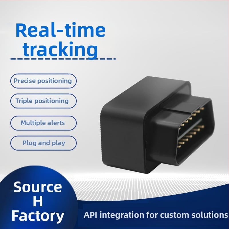OBD automobil GPS lokátor 4G proti strate so presnosťou GPS 3–20 m, 2 h polymérová batéria, vstavaná anténa, denná vodeodolnosť, režimy alarmu: vibrácie, výpadok napájania, geofence, prekročenie rýchlosti