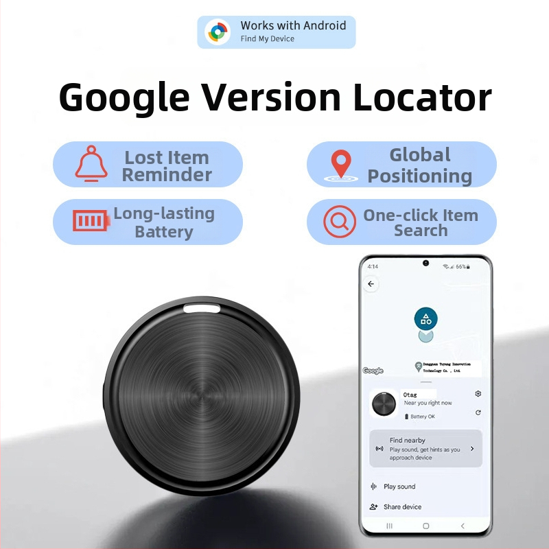 Android GPS sekimo įrenginys F08 — nešiojamas sekiklis senjorams, augintiniams ir vaikams (F08, 210 mAh, 9 g, ABS, CR2032)