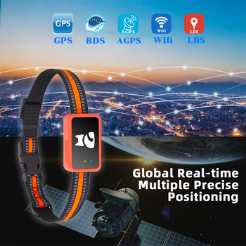 G68P GPS локатор за домашни любимци – висулка, точност на позициониране 10 м, IP67 водоустойчив, 120 ч живот на батерията, Gaode карта интеграция