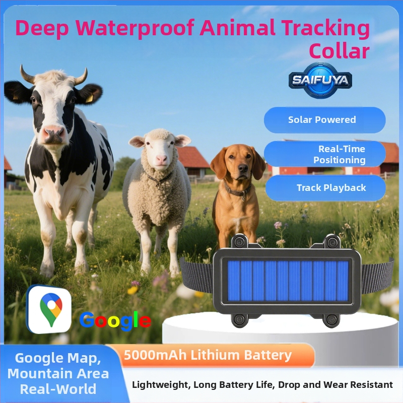 Lokalizátor zvierat pre dobytok a ovce s GPS Beidou sledovaním, alarmy ( vibrácie, mobilný, plot, prekročenie rýchlosti ), presnosť 3 m, IP67, 30 dní výdrž batérie