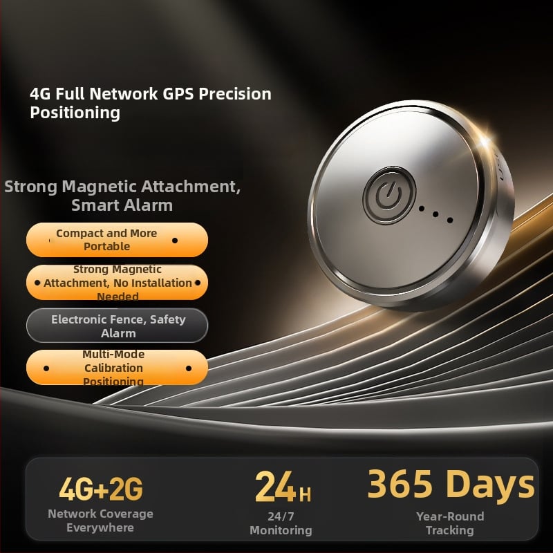 4G Beidou kruhový GPS lokátor pre seniorov a deti, inteligentný sledovač proti strate a krádeži pre veci