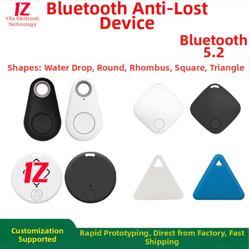 Bluetooth 5.2 Anti-Lost Selfie Távirányító Lokátorral, Kétirányú Riasztás, Hatótávolság 15–30 m, CR2032 elem