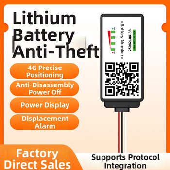 Inteligentný lokátor správy batérií pre elektrické vozidlá s 4G GPS, sledovanie proti manipulácii, displej stavu batérie, vstavaná GPS anténa, vodotesný