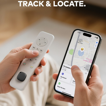MFi tanúsítványú anti-lopó eszköz szemüveg tokhoz és ékszerdobozhoz Find My helymeghatározással | 6 g, 27×27×7,5 mm, iOS-kompatibilis