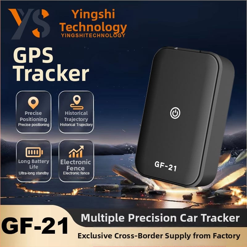 GF21 GPS lokalizátor s presnosťou 10 m; alarmné režimy vibrácie, SOS a mobilný alarm; polymerová batéria 96 h; vodeodolný