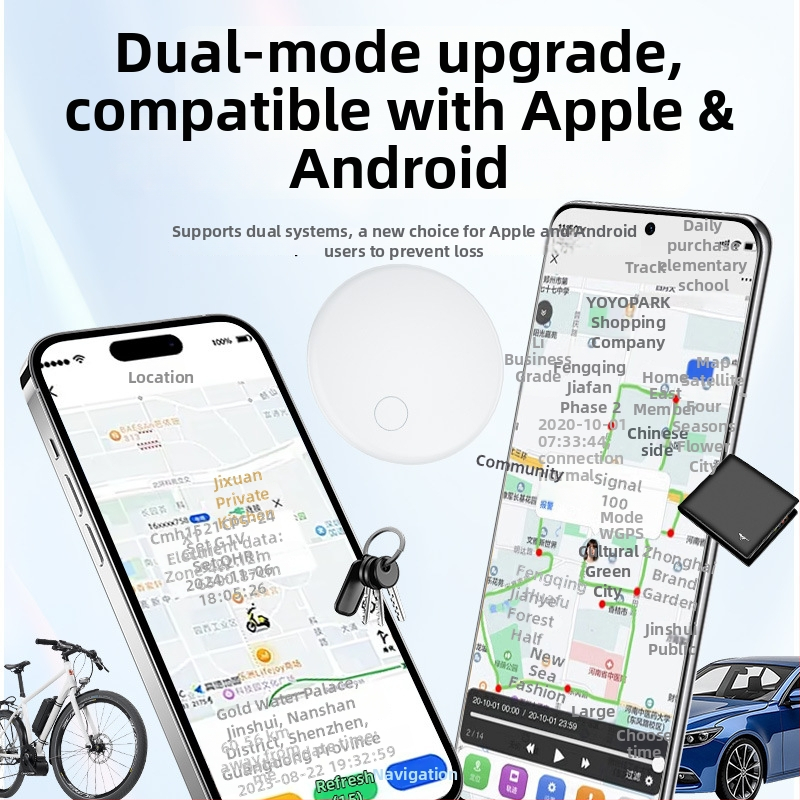 D02_ Okos anti-lopás nyomkövető, Android/iOS/HarmonyOS-kompatibilis, Bluetooth 5.3, 240mAh akkumulátor, 20 m hatótávolság