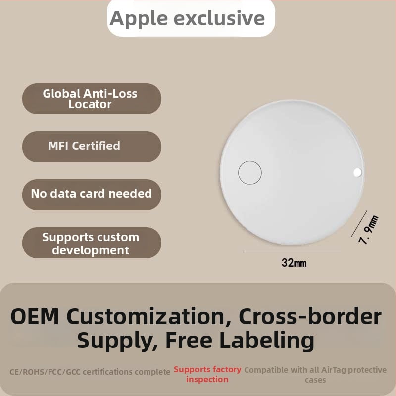 D02_ Okos anti-lopás nyomkövető, Android/iOS/HarmonyOS-kompatibilis, Bluetooth 5.3, 240mAh akkumulátor, 20 m hatótávolság