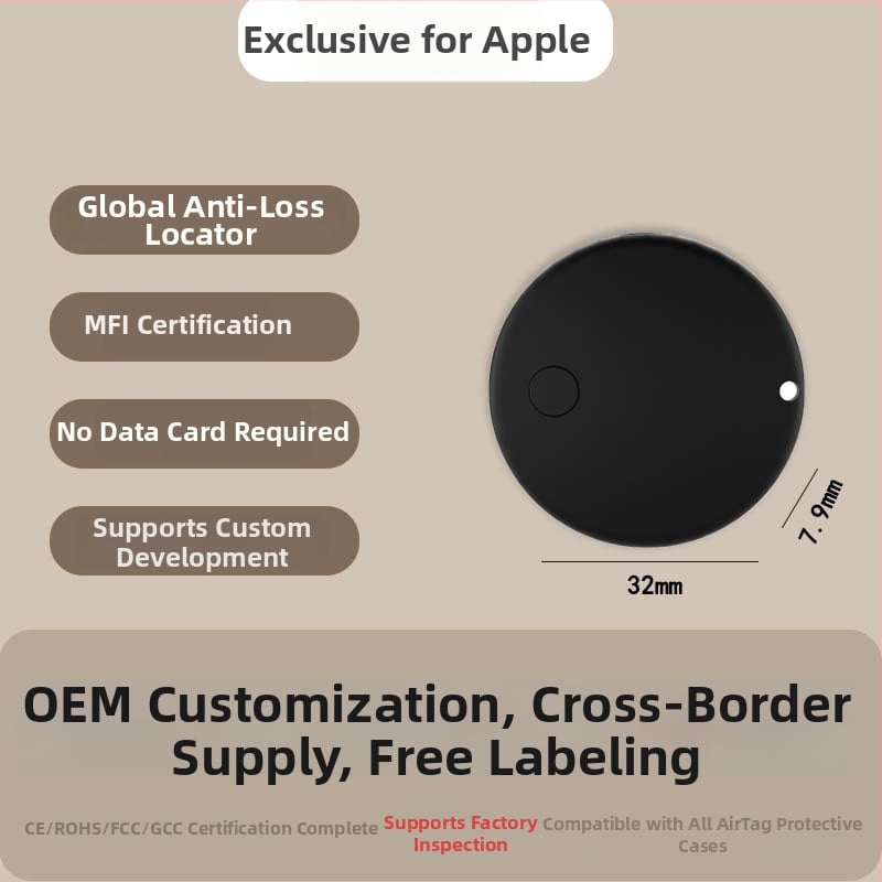 D02_ Okos anti-lopás nyomkövető, Android/iOS/HarmonyOS-kompatibilis, Bluetooth 5.3, 240mAh akkumulátor, 20 m hatótávolság