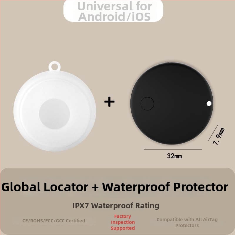 D02_ Okos anti-lopás nyomkövető, Android/iOS/HarmonyOS-kompatibilis, Bluetooth 5.3, 240mAh akkumulátor, 20 m hatótávolság