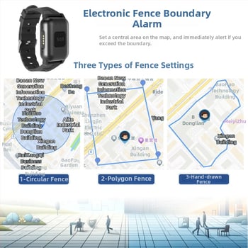 G69 GPS έξυπνο ρολόι υγείας για παιδιά και ηλικιωμένους – ακρίβεια GPS 10 m, παρακολούθηση θερμοκρασίας σώματος και παλμού, καταμέτρηση βημάτων και θερμίδων, IP67 αδιάβροχο, μπαταρία 96 ωρών