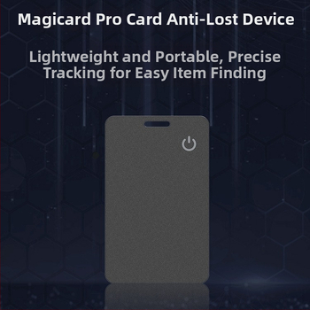 Find My Pénztárca Kártya – Anti-eltűnés Lokátor NFC és Vezeték nélküli Töltés (iOS kompatibilitás, NFC, vezeték nélküli töltés, tömeg 10 g)