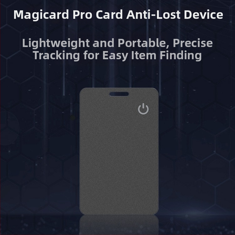 Find My Pénztárca Kártya – Anti-eltűnés Lokátor NFC és Vezeték nélküli Töltés (iOS kompatibilitás, NFC, vezeték nélküli töltés, tömeg 10 g)