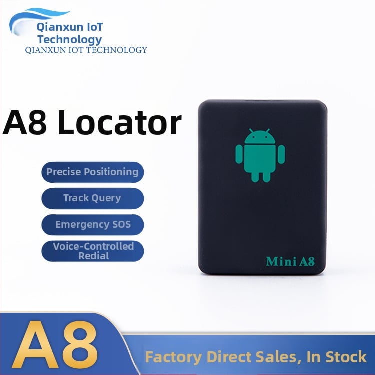 A8 GPS lokátor pre seniorov a deti, SOS alarm, proti strate a krádeži