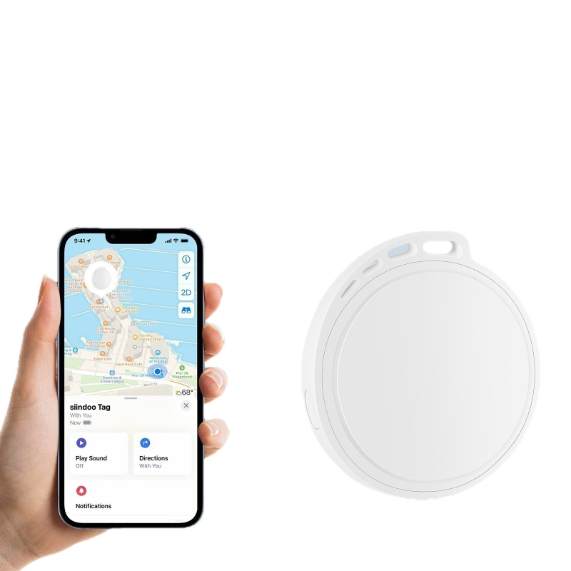 Háziállat és poggyász anti-lopott nyomkövető | Bluetooth GPS nyomkövető, iOS MFi tanúsítvány, 9 g, 220 mAh, USB 2.0