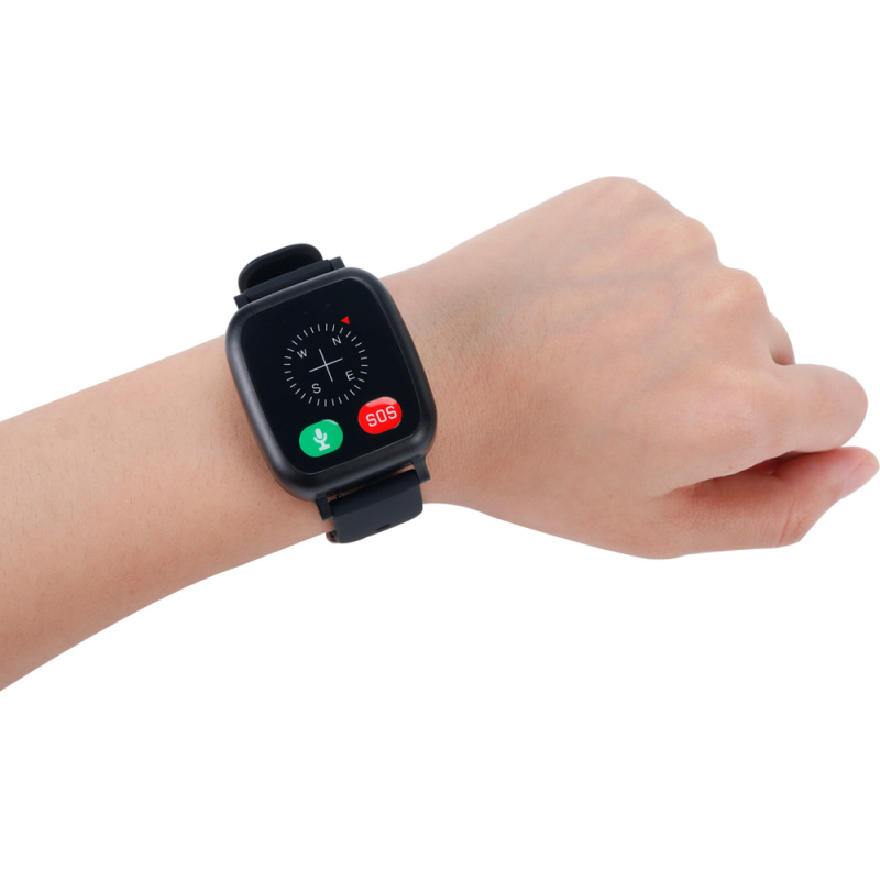 GPS išmanusis laikrodis G52 vyresniems, GPS tikslumas 10 m, 96 h baterijos tarnavimo laikas, IP67 atsparus vandeniui, keli įspėjimų režimai