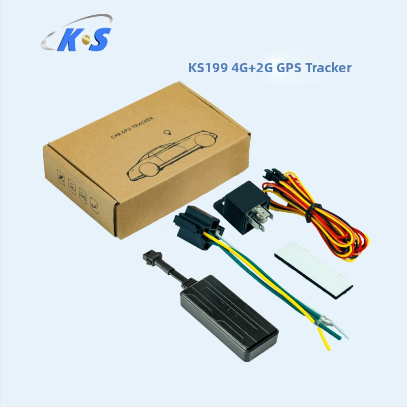 Ks199 4G GPS uztvērējs ar reāllaika izsekošanu, precizitāte 5 m, vairāki brīdinājumi ( vibrācijas signāls, elektroapgādes zudums, mobilais brīdinājums, žoga brīdinājums, ātruma pārsniegums ), 30 minūšu darbības laiks