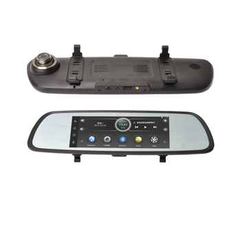 oglindă retrovizoare inteligentă cu înregistrare față-spate, navigație, 4G, USB, 12V