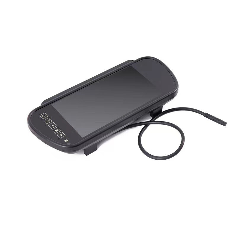 Monitor auto AHD pentru oglinda retrovizoare, 7 inch, CJ-102, 1024x600, cameră 720p, diafragma F/2.8