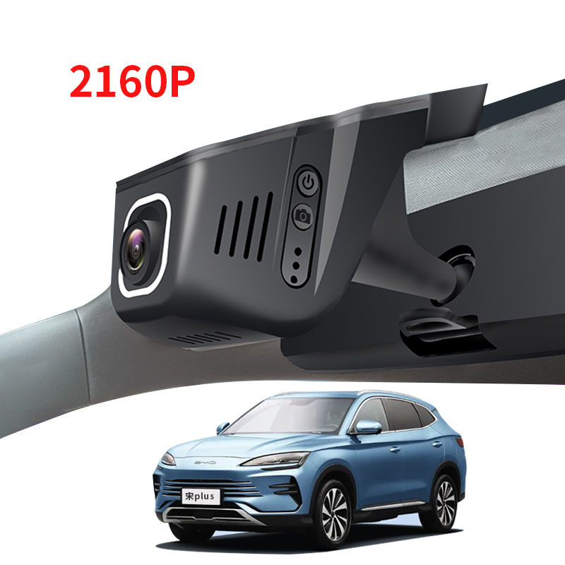 Видеорегистратор с навигация за BYD Seagull/Qin Plus - 2160p, 170° ъгъл на видимост, F1.8, монтаж на предното стъкло, WiFi