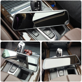 V23 автомобилен видеорегистратор с двоен обектив, 170° ъгъл, 12MP, цикличен запис, нощно виждане