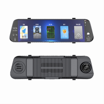 Автомобилен DVR с интелигентно огледало за обратно виждане и Android development board MT6761/MT6762; 7-инчов сензорен екран; 1080p фронтално и задно видео; 150° ъгъл на виждане; 4G мрежа; SD карта за съхранение.