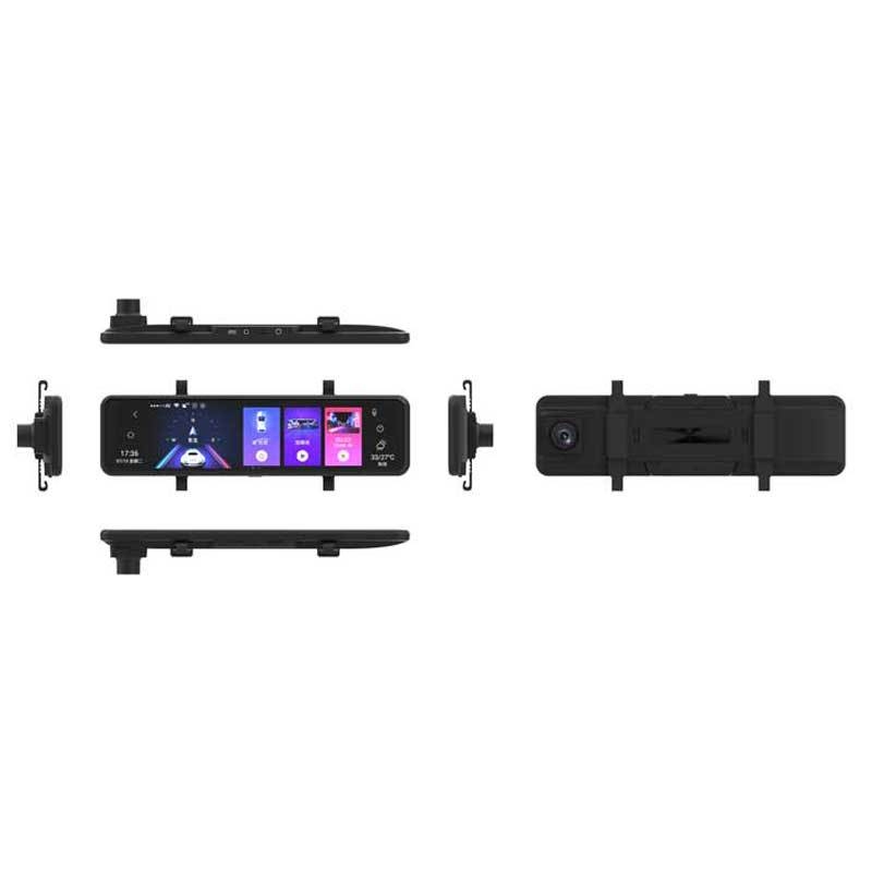 Iroda καθρέπτης οπισθοπορείας με διπλή καταγραφή εμπρός και πίσω, βίντεο 4K, μνήμη 128GB, πεδίο θέασης 160°, Wi-Fi