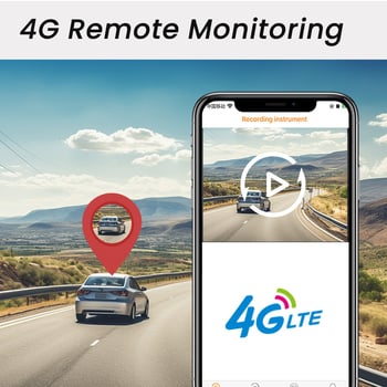 Pametni retrovizor s dvostrukom kamerom sprijeda 4K, cikličko snimanje, nadzor parkiranja i Wi‑Fi