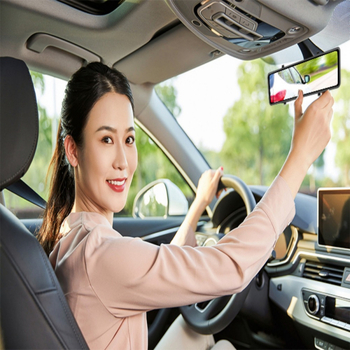 Видеорегистратор за обратно виждане в огледало със Sony двойни лещи, 4K+2K видео, Wi-Fi, циклично записване, 170° ъгъл на кадър